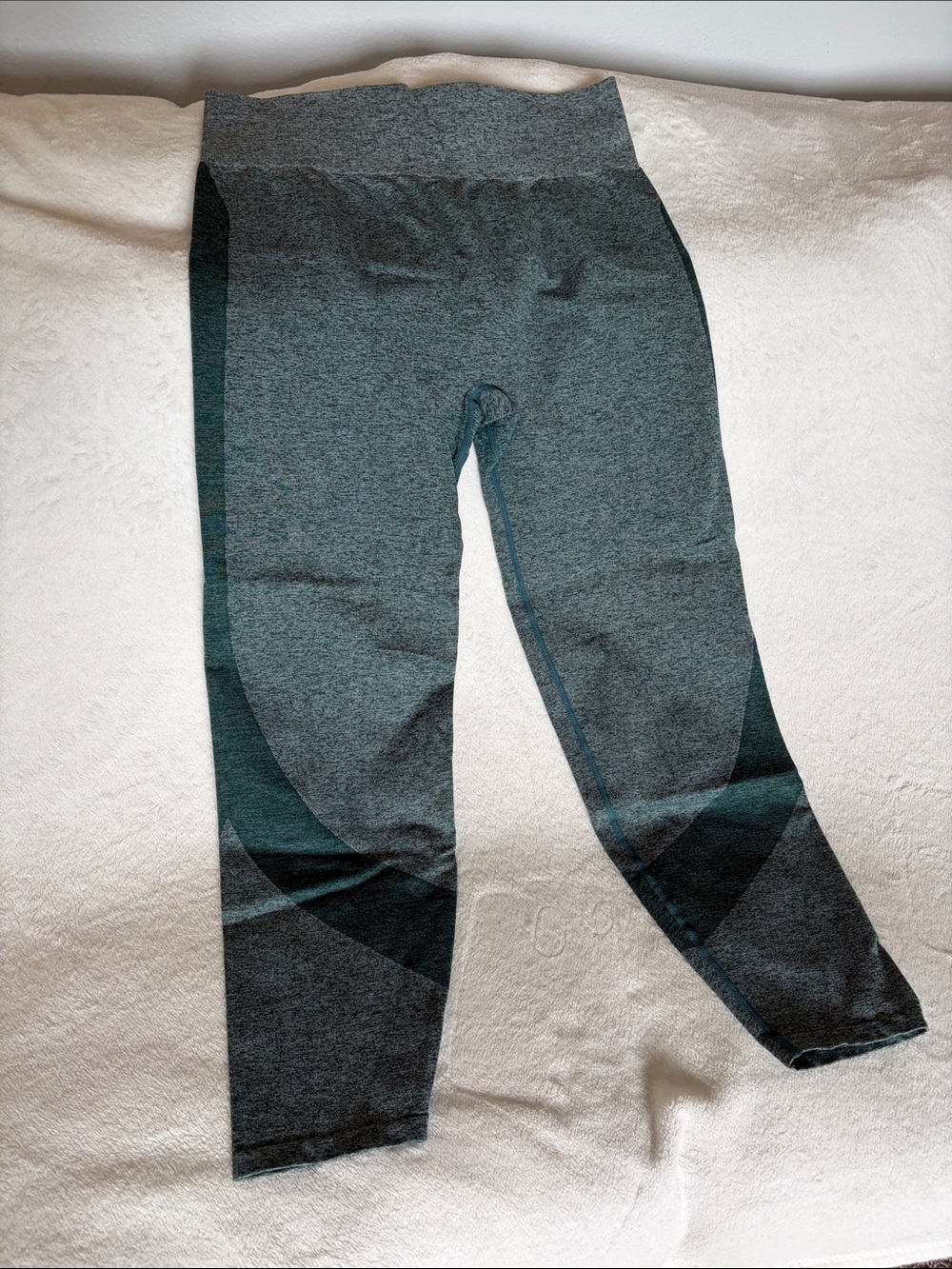 Women’s heather sled green Active Leggings - Comfortable Stretch